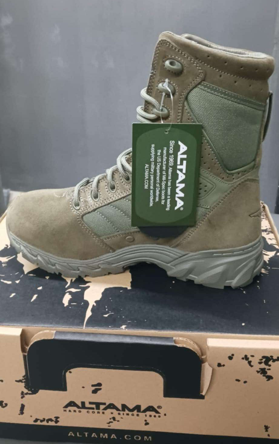 ALTAMA PAF Gray boots