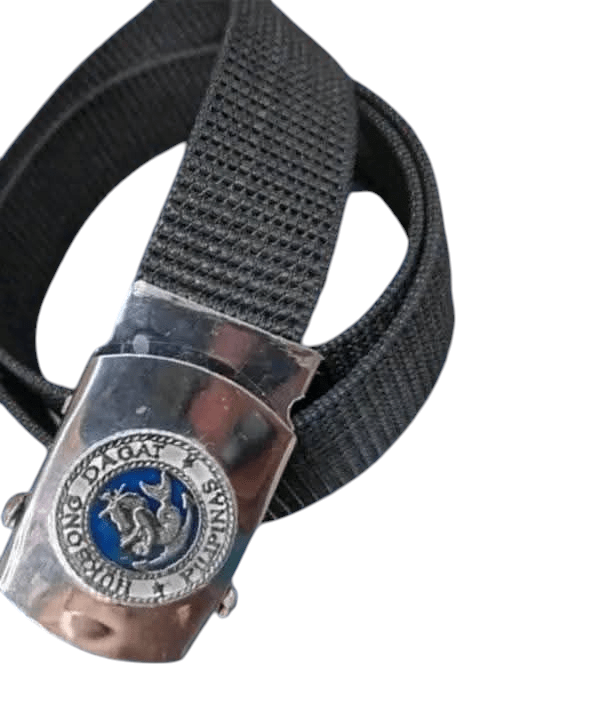 ROTC Buckle for Hukong Katihan, Hukbong Dagat and Airforce with Ordinary Garrison Belt
