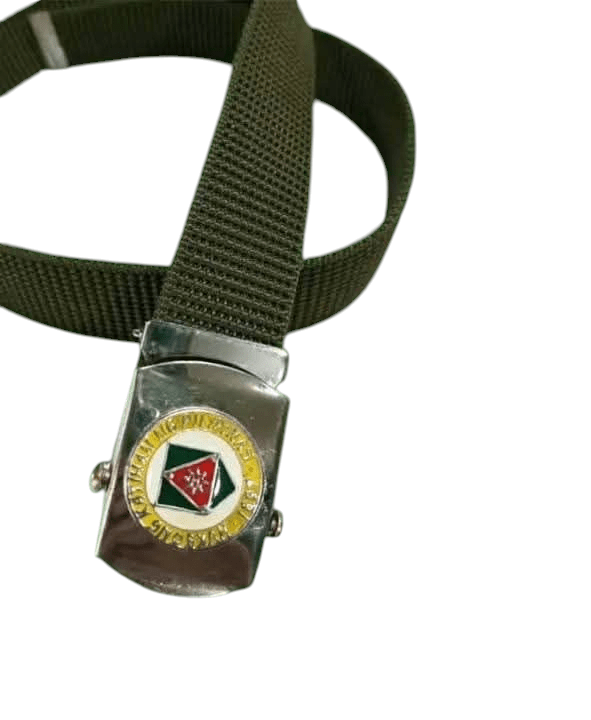 ROTC Buckle for Hukong Katihan, Hukbong Dagat and Airforce with Ordinary Garrison Belt
