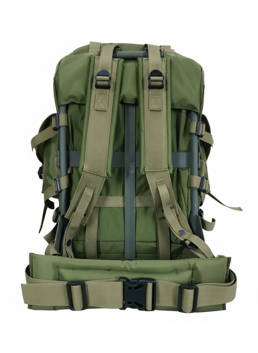 Medium Jungle Bag Pack with Frame| Military Style Backpack, All-Weather Medium Expedition Backpack | Durable Outdoor Gear for Hiking and Camping