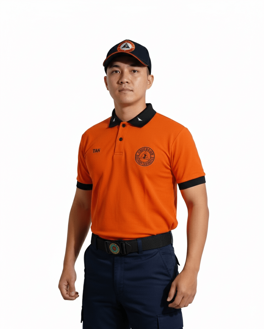 PCG Patrol Shirt complete Set Inclusion (Rank, Cap, Tactical Belt, Short, and T-shirt with Last Name)