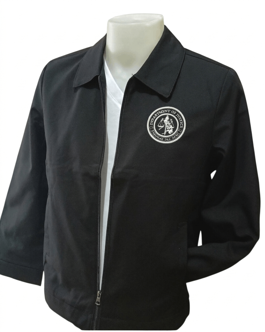 DOJ Corporate Jacket with Direct Embroid Logo