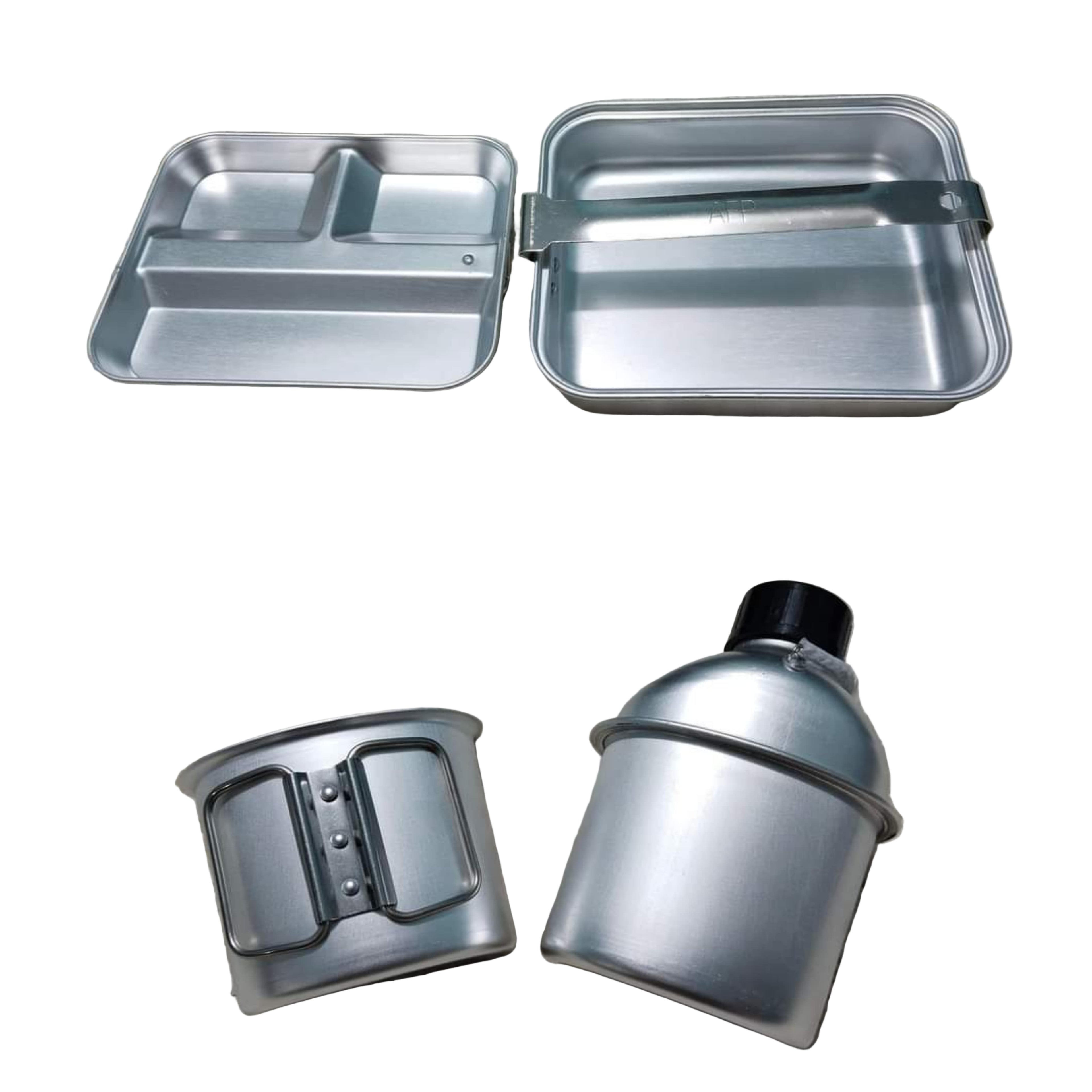 Water Canteen and Mess Kit Stainless Original