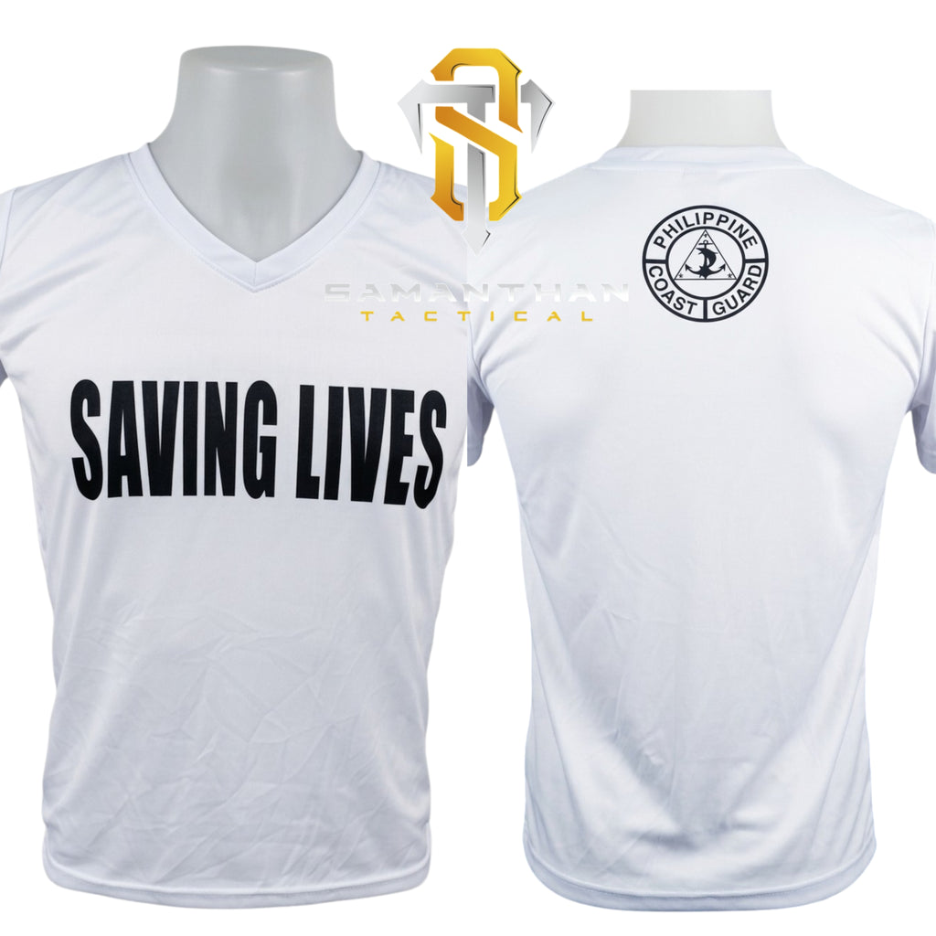 SAVING LIVES T-Shirt Silk Fabric