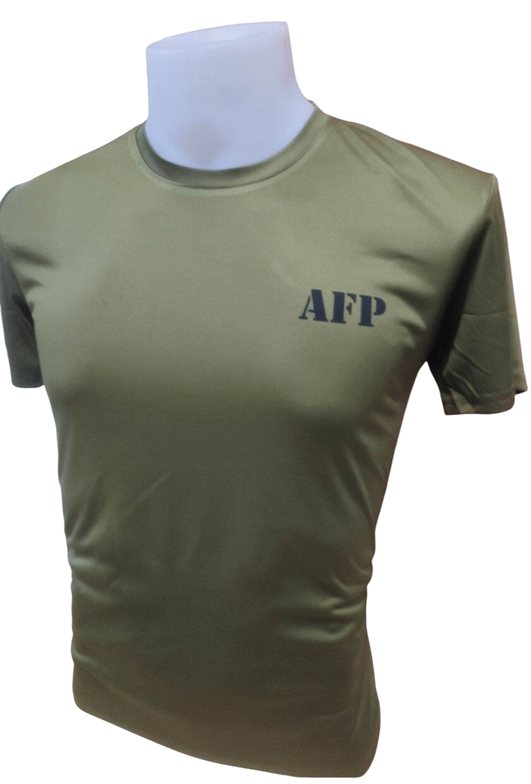 Dry Fit Army Green T-Shirt, Active-Dry Plain Army Green, Quick-Dry Army Workout Shirt