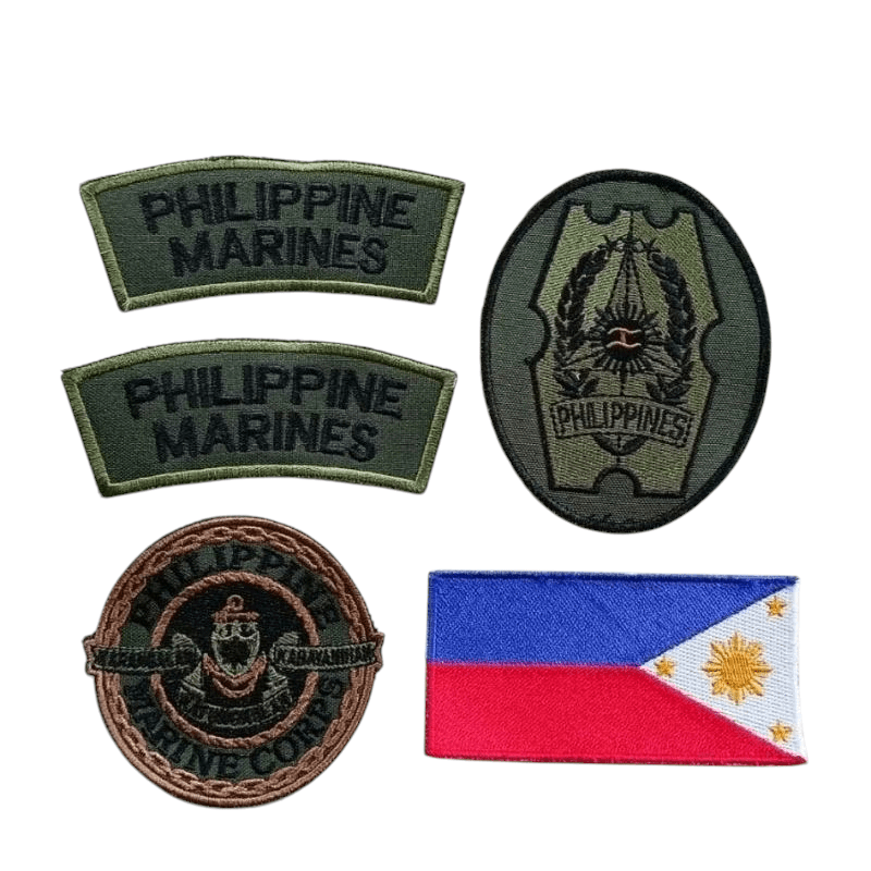 Marines Patch Set with Velcro Backing | PMC Tactical Emblem Kit